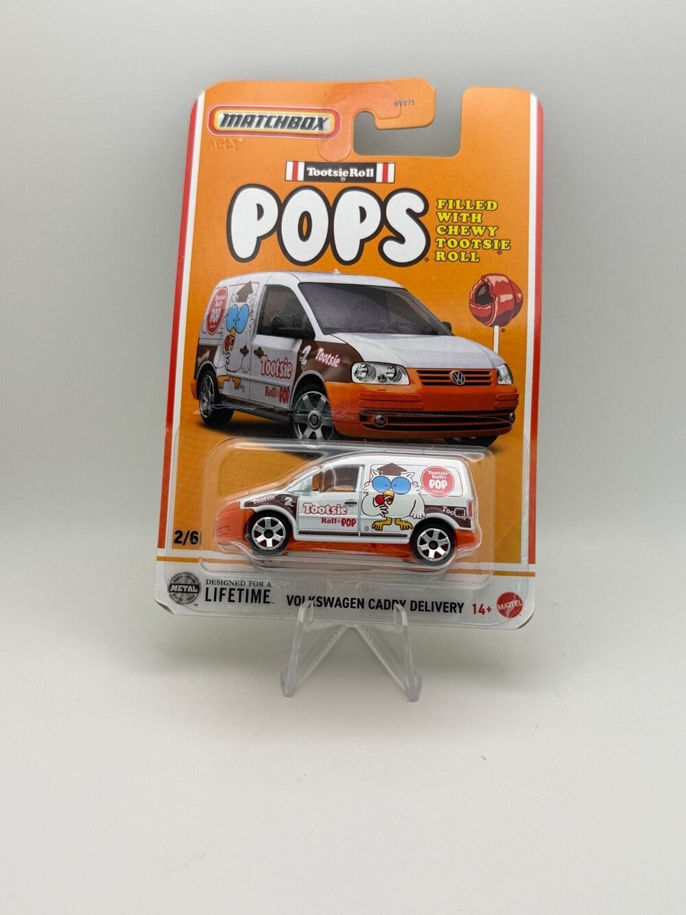 Matchbox Tootsie Roll Pops Volkswagen Caddy Delivery Die-Cast Car 2/6